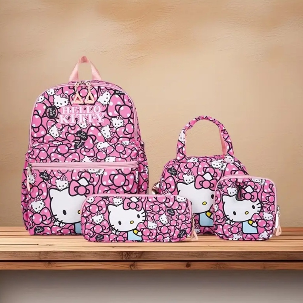 Hello Kitty Pink Floral Bag Collection